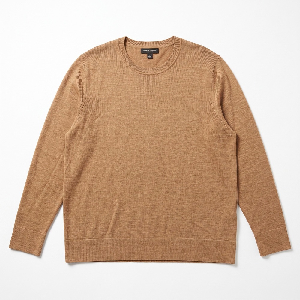 Banana Republic Factory XXL Camel Tan Merino Wool Sweater NWT